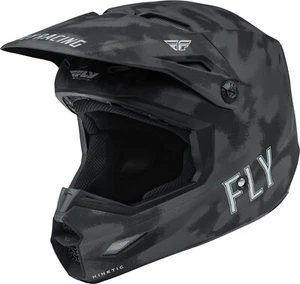 Fly Racing Kinetic Special Edition Matte Grey Camo Motocross Helmet Youth Small - Picture 1 of 10