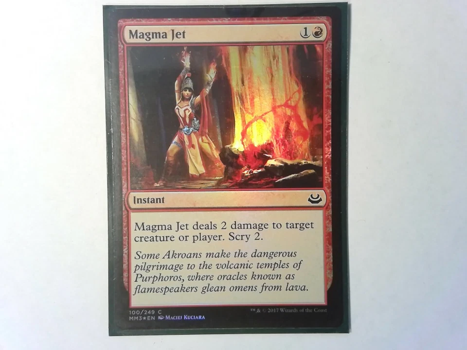 Foil Magma Jet	 Modern Masters 2017 - Magic the Gathering Red - Image 1 of 1