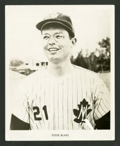 1958 Liga Internacional Toronto Maple Leafs Team Edición Foto Eddie Blake - Imagen 1 de 2