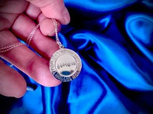 Sterling Silver First Seal of Agrippa Talisman - witchcraft sigil spells rituals - Imagen 1 de 3