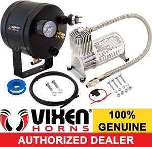 0.5 GAL AIR TANK/150 PSI COMPRESSOR ONBOARD SYSTEM KIT F/ TRAIN HORN 12V VXO8705 - Picture 1 of 11