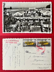 Foto AK LAUSANNE Schweiz 1942 XXIIIe Comptoir suisse Ausstellung Typen  ( 154748 - Bild 1 von 1