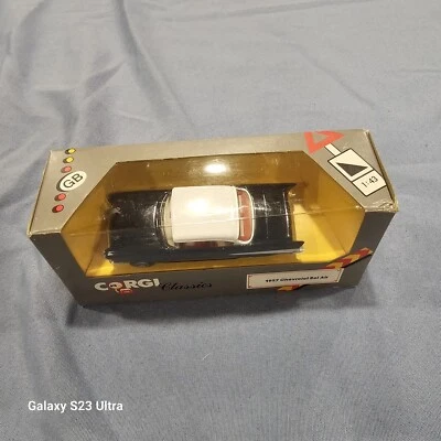 Corgi Classics 1957 Chevrolet Bel Air Die Cast Model Car 1:43 Black Hard Top NIB - Image 1 of 4