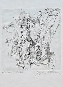 Jacques VILLON - Estampe Originale - Eau-forte - Sans titre 3 - Imagen 1 de 12