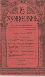 REVUE LE SYMBOLISME N°359 JANVIER MARS 1963. FONDATEUR OSWALD WIRTH - Picture 1 of 1