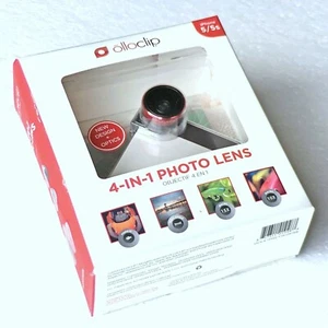 OLLOCLIP 4 in1 Photo Lens for iPhone 5/5S & iPod touch Wide Angle Fisheye Macro - Picture 1 of 1
