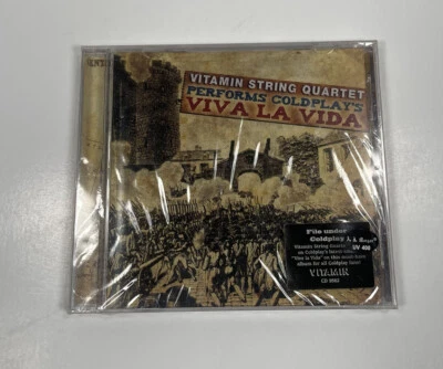 Vitamin String Quartet Performs Coldplay’s Viva La Vida Audio CD 2008 New Sealed - Imagem 1 de 4