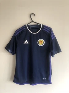 Scotland 2022-2023 Home Football Shirt Kids Size 13-14y - Picture 1 of 5