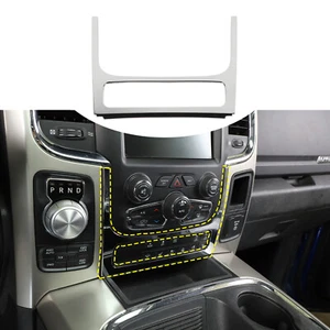 Console Adjustment Switch Panel Trim Frame For Dodge RAM 1500 2012-2017 Chrome - Picture 1 of 7