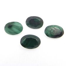 Natural Malachite Oval Shape Faceted Cut Size 12x16mm To 18x25mm Loose Gemestone