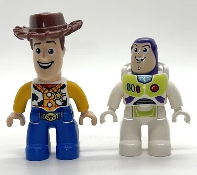 Lego Duplo Buzz Lightyear Woody Toy Story Figura Vaquera Disney Pixar Lote de 2 Foto 1 de 4