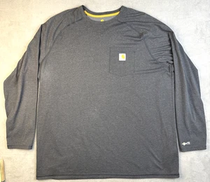Carhartt Force Relaxed Fit Dunkelgrau 2XL Langarm T-Shirt Freizeit - Bild 1 von 9
