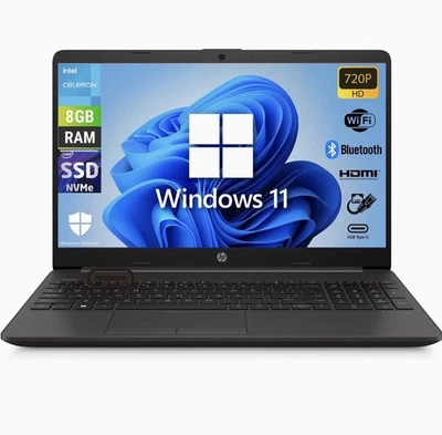 HP 250 G9 15,6" (256GB SSD, Intel Celeron N4500, 1,10GHz, 8GB RAM) Notebook -... - Immagine 1 di 4