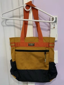 Borsa tote LL Bean Cordura con coulisse superiore nylon resistente manici superiori molto bella - Foto 1 di 12