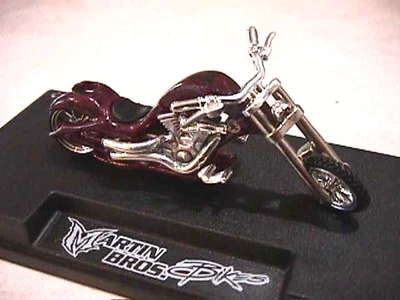 Martin Brothers Custom Chopper Style Motorcycle - Toy Zone - Mint In Box - Image 1 of 3