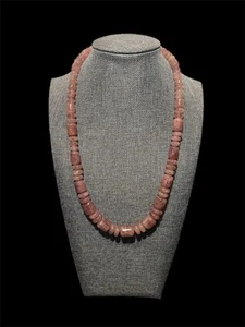Rosa Turmalin Sterling Silber Halskette Neu - Bild 1 von 6
