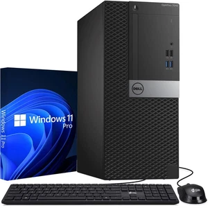 Dell Optiplex Tower Intel i5 6500 Desktop PC 16GB 512GB SSD DVD WLAN Windows 11 - Bild 1 von 3