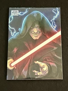 2024 Star Wars Galaxy Chrome Darth Sidious Art of the Sith Art Card #AS-2 - Afbeelding 1 van 2