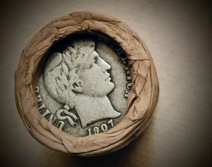 Wheat Mix Cent Roll • 1907 Liberty Head Dime & 1931 D Lincoln ¢ • Earlies / PDS - Picture 1 of 11