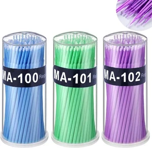 300 Pcs Repair Paint Brushes，Touch Up Brushes, for Automotive Purple  - Picture 1 of 7