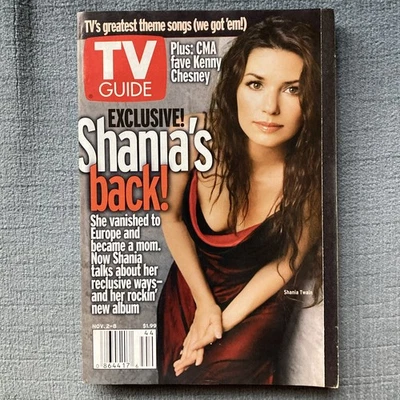 TV Guide November 2-8, 2002:  Man, She Feels Like a Woman - Image 1 of 3
