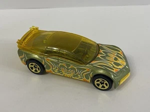 Hot Wheels Street Breed Pontiac Rageous - LOOSE Green with flames. - Picture 1 of 7