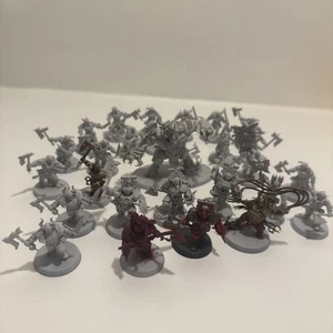Warhammer AoS Chaos Khorne Army Lot 27 Minis Khorgorath, Lord & Blood Warriors - Picture 1 of 24