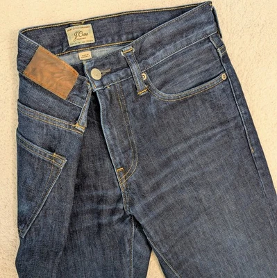 J.Crew 484 Jeans Mens 29x30 Dark Wash Denim  Cotton Regular Fit  - Image 1 of 4