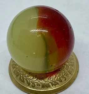 A Vintage Akro Agate UV Moss Agate Patch Marble. Measures .73” In Near Mint. - Picture 1 of 7