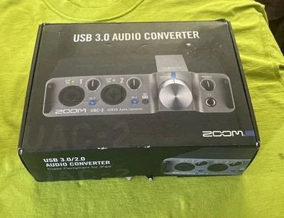 Zoom UAC-2 USB 3.0 Audio Converter Midi in/Out Class compatible for ipad  - Image 1 of 4