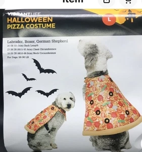 Pet Halloween Costume Large Dog Slice of Pizza Food Related New Package Parade - Picture 1 of 7