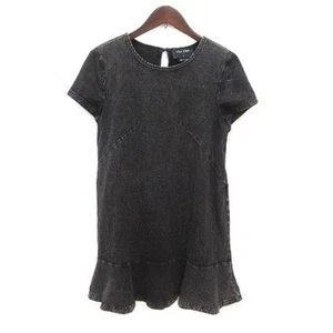 THE FIFTH DENIM DRESS MINI WASHED SHORT SLEEVE S BLACK MS Used 2dfe5cf63d05b33de - Picture 1 of 7