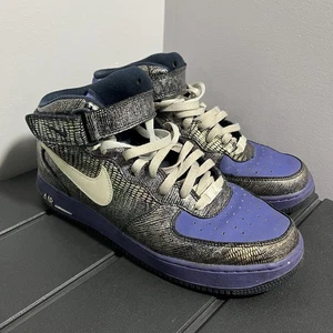 Nike Air Force 1 One '07 Mid Fish Scale 366731-411 scarpe donna 12 uomo 10,5 - Foto 1 di 9
