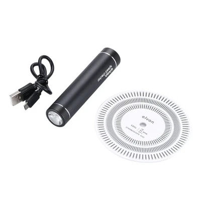 50Hz Turntable LP Records Stroboscopic Speed Strobe Light+Tachometer Disc Tester - Image 1 of 4