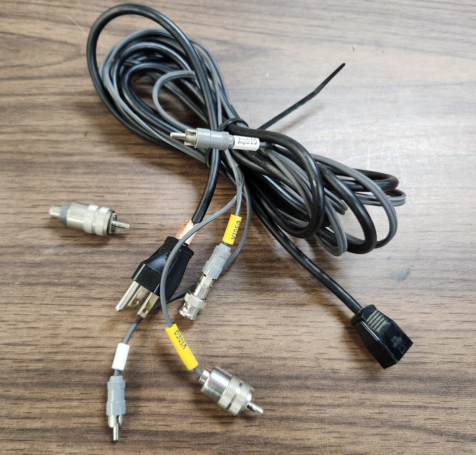 JVC TM22U Color Video Monitor Power Cable & Connectors - Image 1 of 1