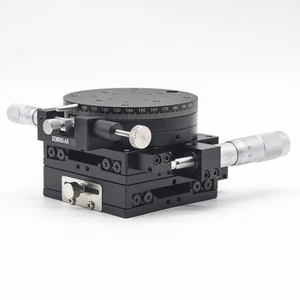 SEMXYR-80 80x80mm 3Axis XYR Micrometer Linear Stage High Precision Optical Stage - Picture 1 of 8