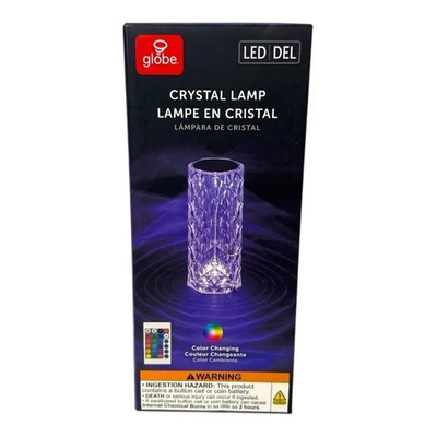 Globe Multi-Color Crystal Lamp LED remote USB - Image 1 of 4