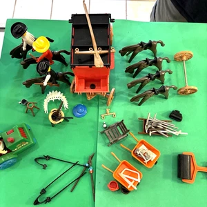 Vintage Lego Lot nicht mehr erhältliche Stücke Figuren Zubehör etc., Wilder Westen, Postkutsche - Bild 1 von 22