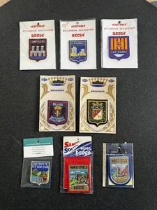 Lot de 8 Écussons Brodés sous Blister - Imagen 1 de 10