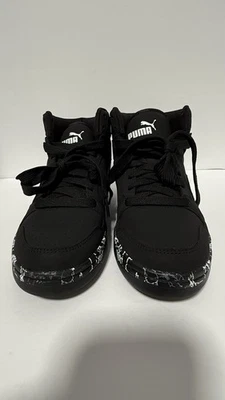 Puma Rebound Layup high top sneakers Size 6 Youth Black & White - Image 1 of 4