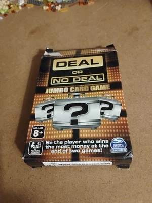 Deal or No Deal, Jumbo Card Game, Spinmaster Games - Image 1 of 3