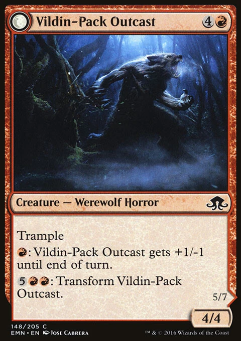 Magic the Gathering MTG Vildin-Pack Outcast (148) Eldritch Moon   LP - Image 1 of 1