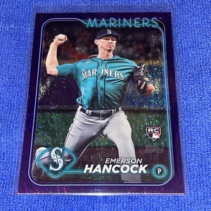 2024 Topps Emerson Hancock RC Meijer Purple Parallel /799 - Picture 1 of 2