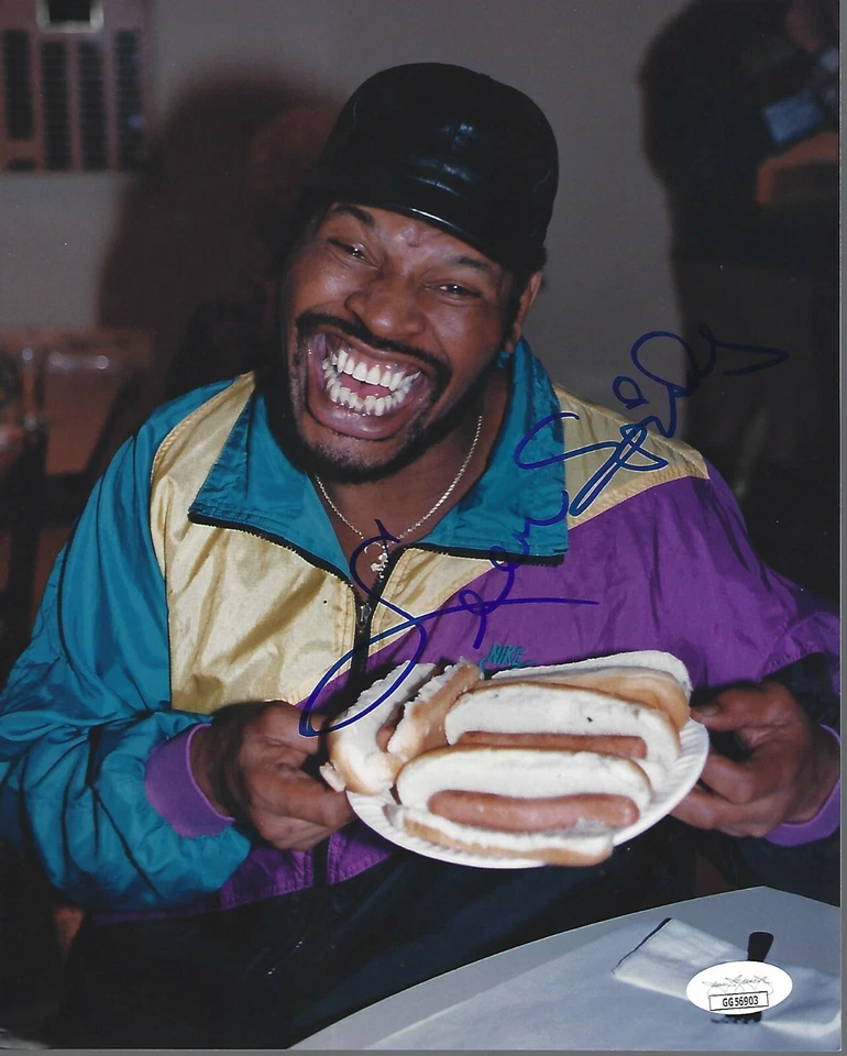 Leon Spinks Autographed 8x10 Photo #6 JSA COA BUF - Image 1 of 1