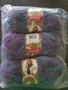 Deborah Norville Mosaik Alpaka Tanz Premier Garn 3 Knäuel pro Paket  - Bild 1 von 4