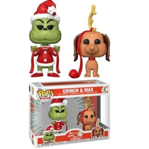 FUNKO POP ! BOOKS - 2 PACK GRINCH & MAX 9CM HOW THE GRINCH STOLE CHRISTMAS - Imagen 1 de 1