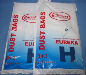 a Lot of 6 Eureka Type H Canister Vacuum Cleaner Bags - Picture 1 of 3