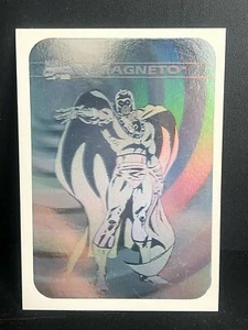 MAGNETO 1990 Impel Marvel Universe Series 1 HOLOGRAM Insert Chase Card #MH2 L2 - Picture 1 of 2