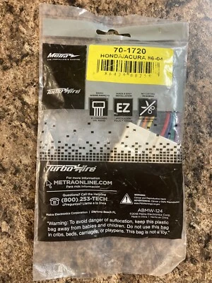 Metra 70-1720 1986-1998 Honda/Acura Into Car Harness - Image 1 of 2