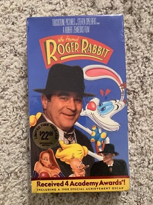 SEALED WHO FRAMED ROGER RABBIT VHS TOUCHSTONE TAPE/HOLOGRAPH MINT IGS READY - Image 1 of 4